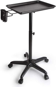 Hairdresser Tattoo Rolling Trolley Adjustable Tray Beauty Salon Service Cart