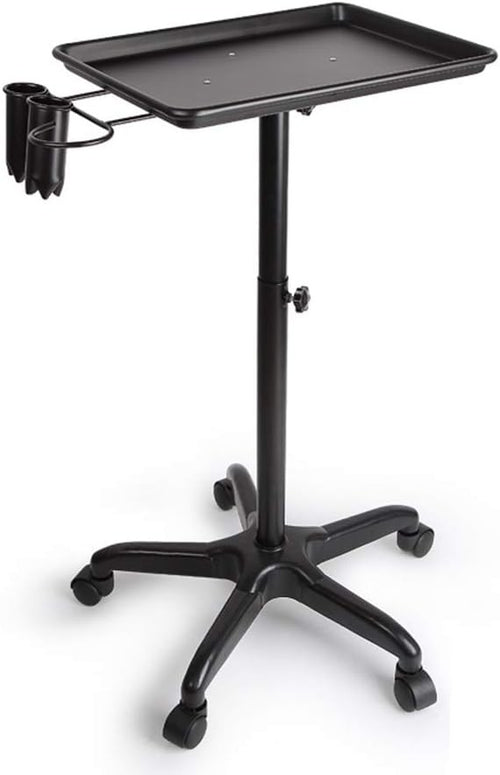 Hairdresser Tattoo Rolling Trolley Adjustable Tray Beauty Salon Service Cart