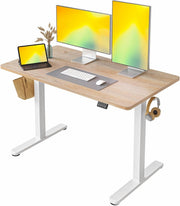 Electric Standing Desk 120x60cm Adjustable Sit Stand Home Office Table