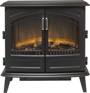 Freestanding Electric Stove 2000W LED Flame Effect Remote Control Heater