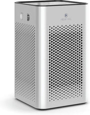 H13 HEPA Air Purifier 500ft² Dual Intake Quiet Night Mode Silver