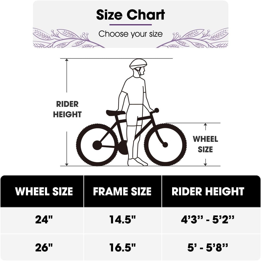 26" 21-Speed Mountain Bike Adult Teen MTB V-Brake Lightweight Frame