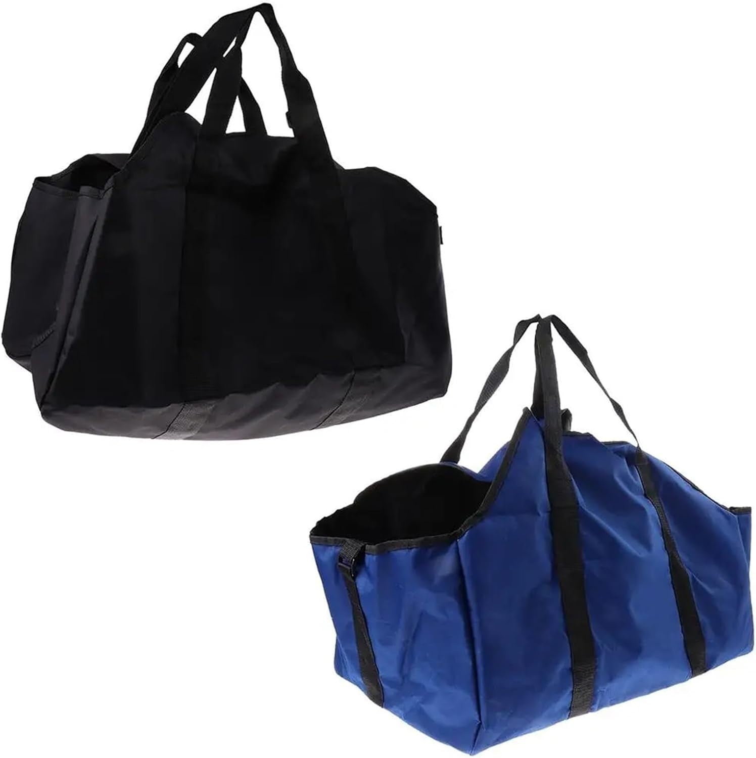 Heavy Duty Firewood Carrier Bag Canvas Tote  Large Capacity, Durable