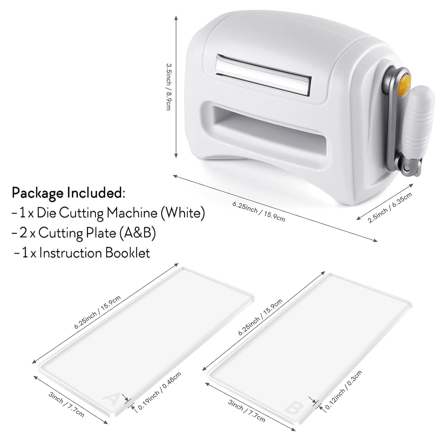 Mini Die Cutting Machine Manual Embossing Paper Card Scrapbooking Crafts