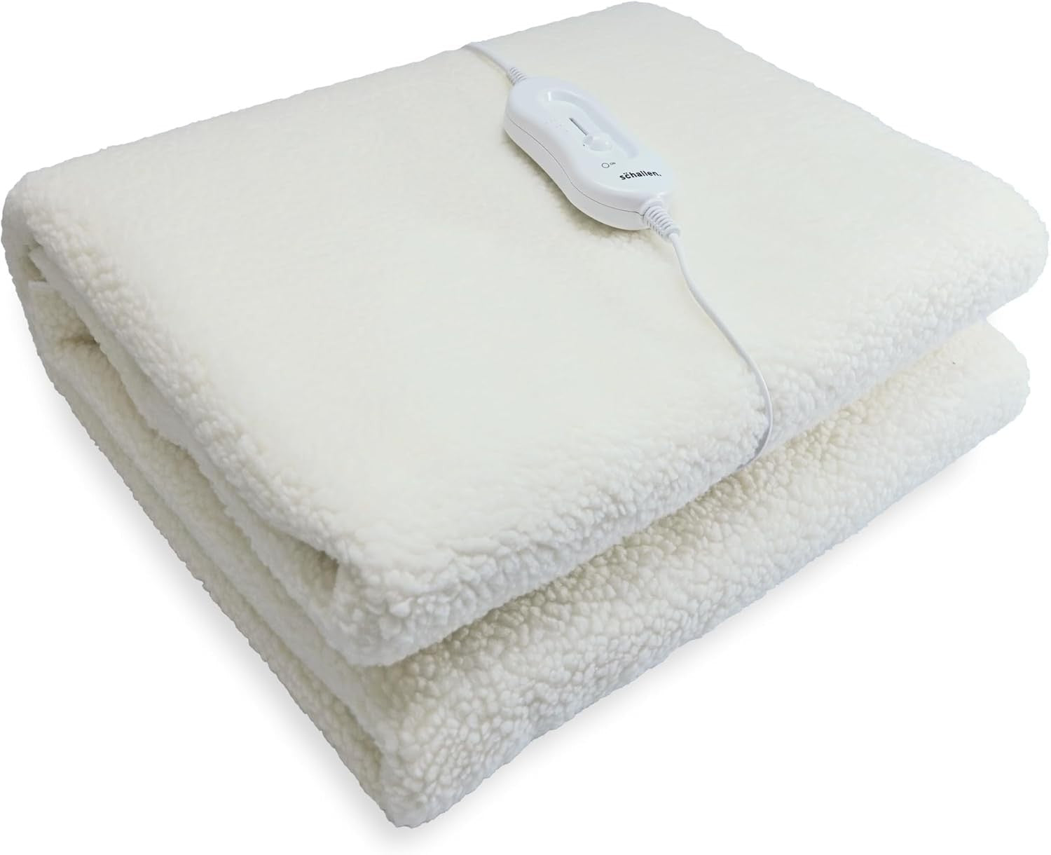 Electric Heated Blanket King Soft Fleece 3 Heat Settings Remote Control