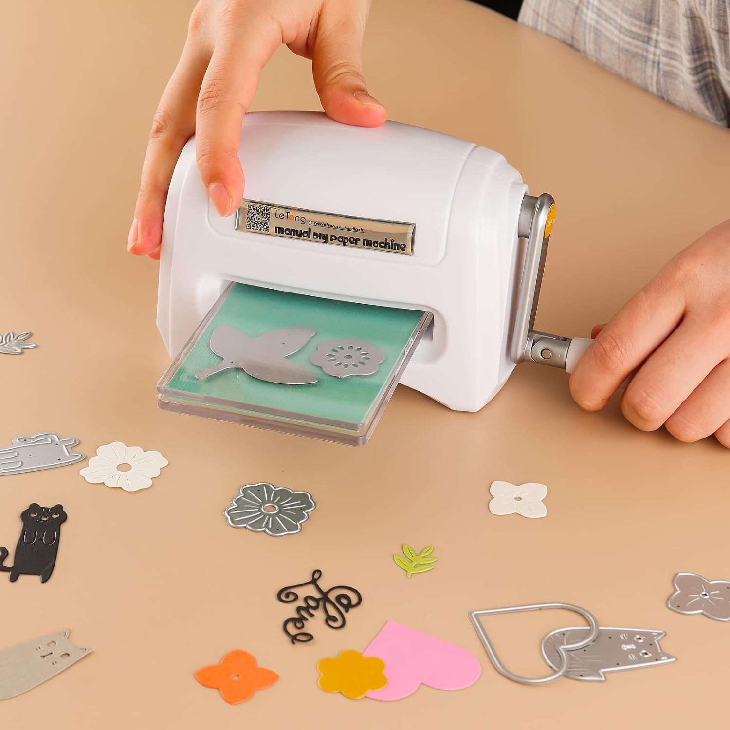 Mini Die Cutting Machine Manual Embossing Paper Card Scrapbooking Crafts
