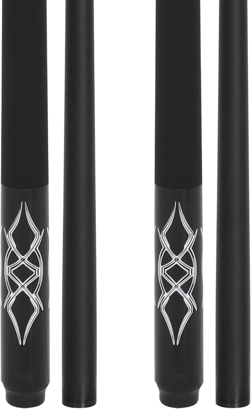 58in Fiberglass Pool Cue 13mm Tip Low Deflection Matte Grip 19–20oz