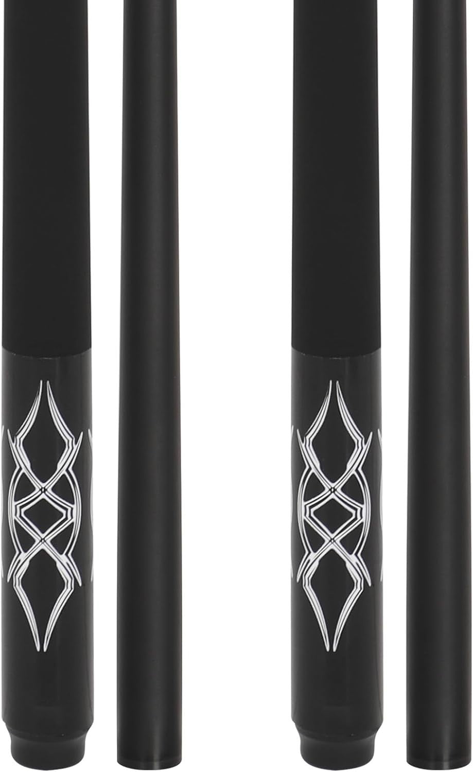 58in Fiberglass Pool Cue 13mm Tip Low Deflection Matte Grip 19–20oz