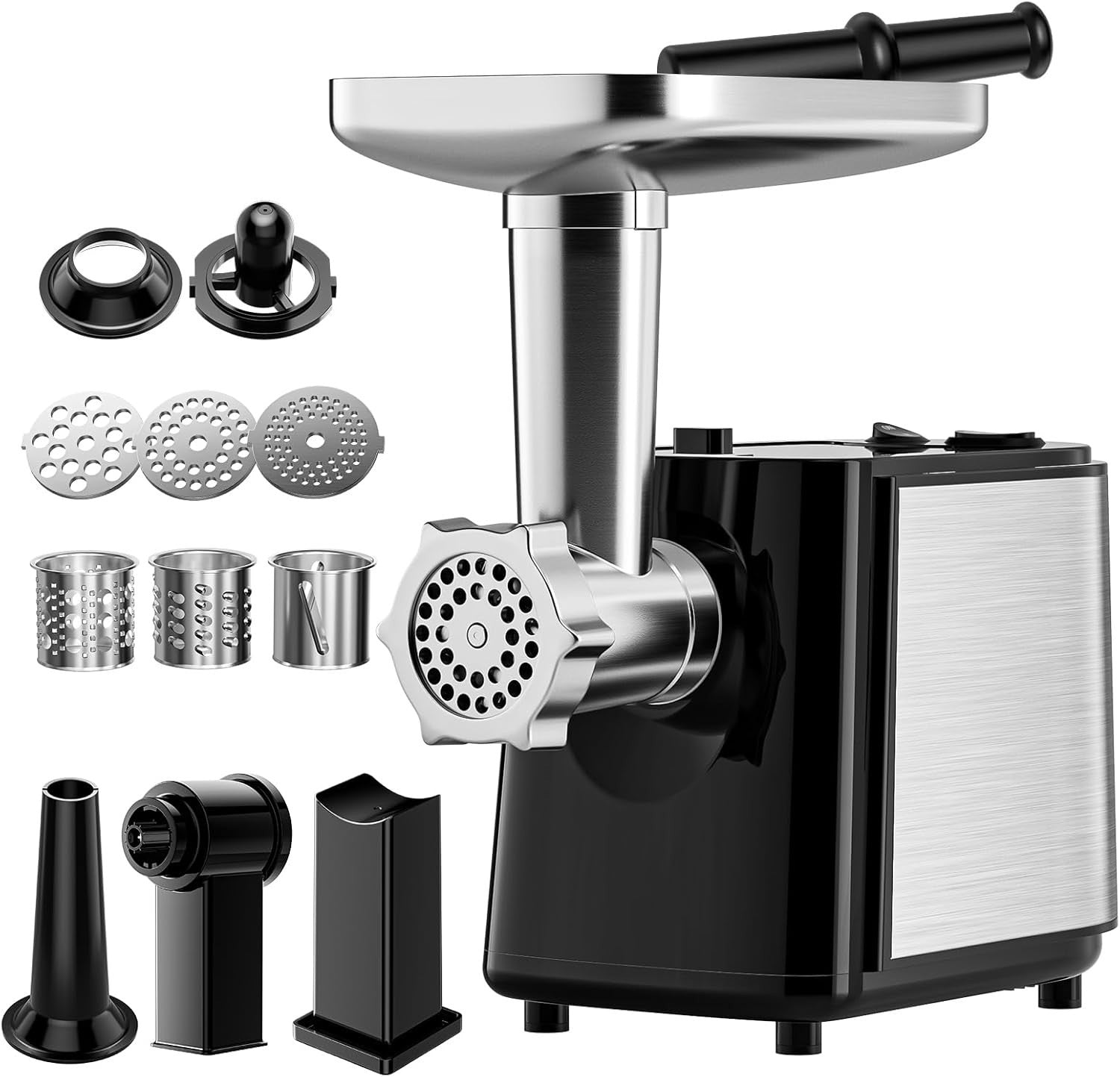 2000W Electric Meat Grinder Sausage Maker Mincer 8 Attachments