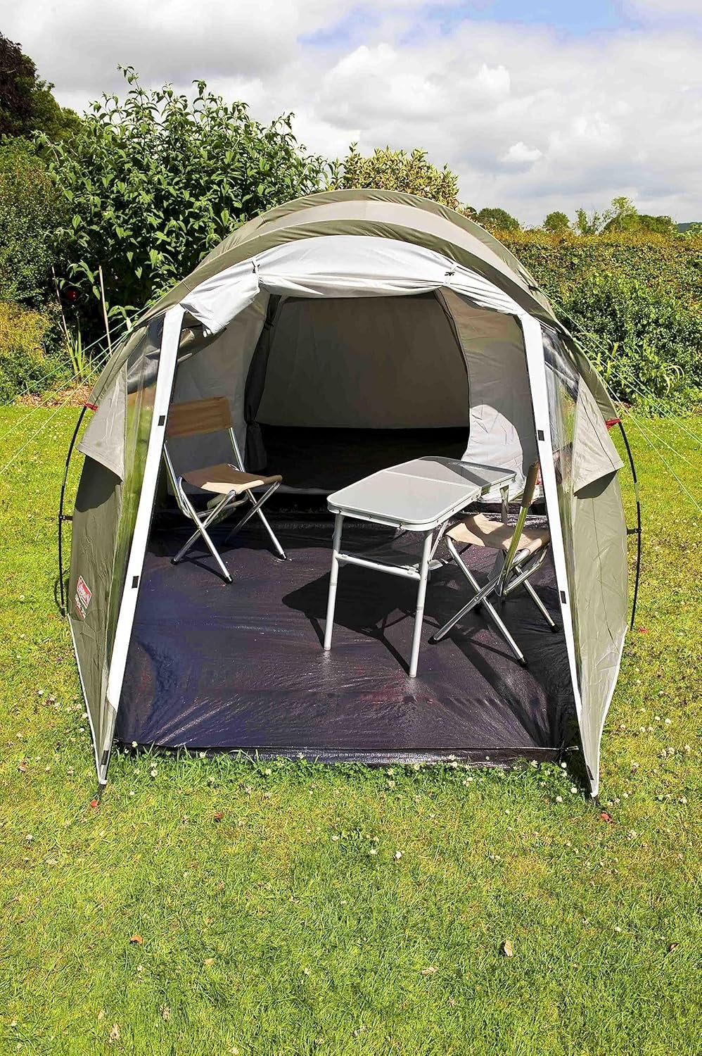 3 Man Tunnel Camping Tent Waterproof 3000mm w Awning Lightweight