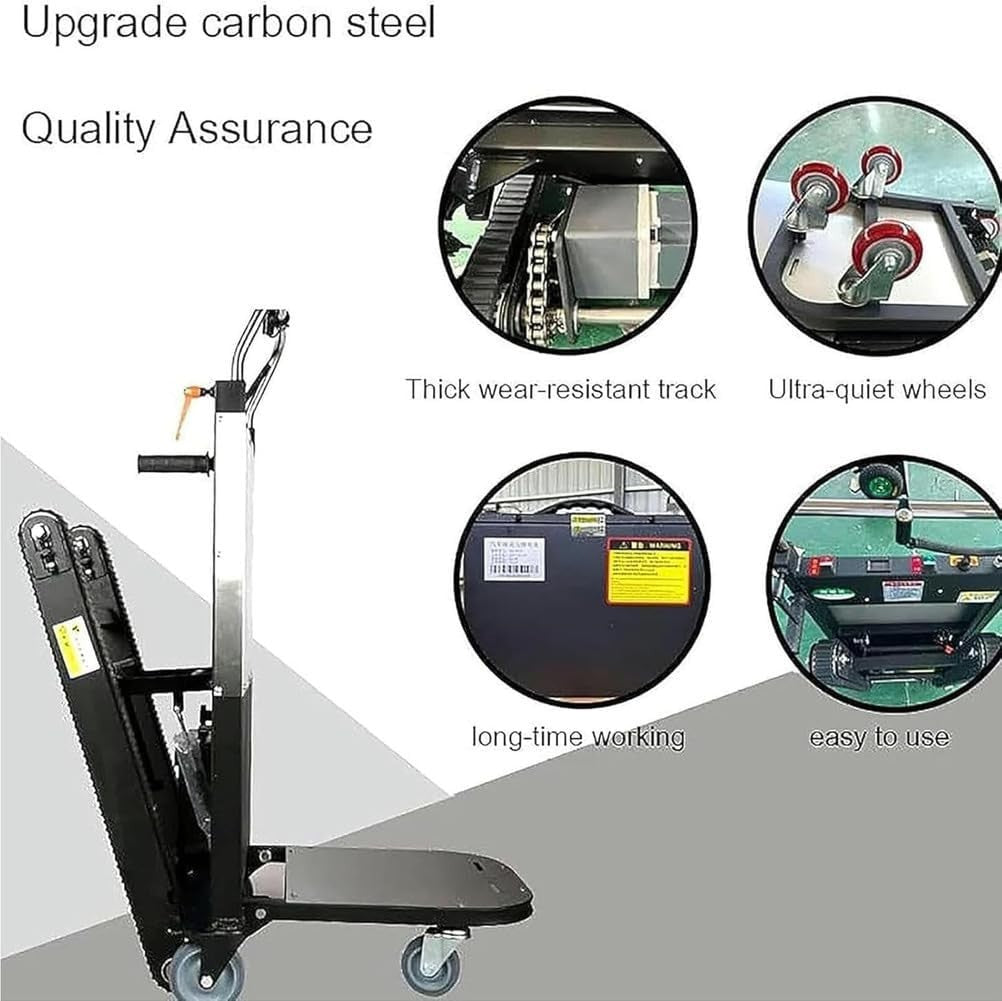 Electric Stair Climber Truck 400kg Load w/ Brushless Motor & Telescopic Handle