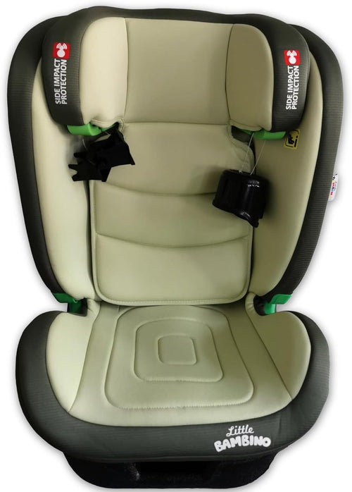 i-Size Kids Car Booster Seat ISOFIX 100–150cm Side Impact Cup Holder