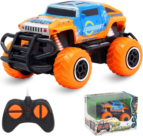 Off-Road RC Car, 4-Channel Remote Control Toy for Kids 3–8