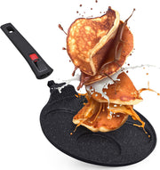 Non-Stick Mini Pancake Pan 26cm 4 & 7 Moulds | Uthappam | Crepe | Induction