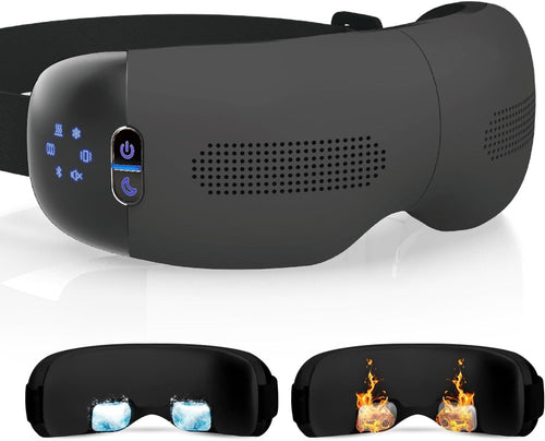 Hot & Cold Eye Massager Airbag Vibration Bluetooth Sleep Aid
