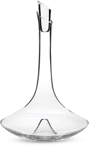 Handblown Glass Wine Decanter 1.5L Aerator Elegant Wide-Base Carafe Gift