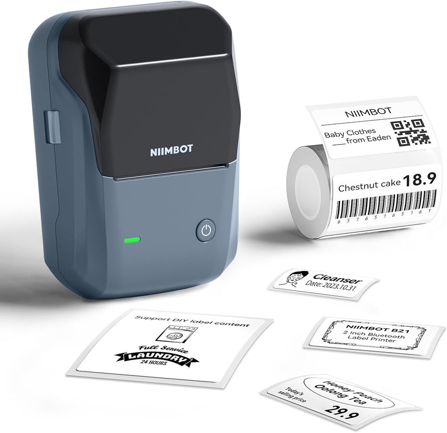 B1 Portable Bluetooth Label Maker – Thermal Printer 20-50mm for Home
