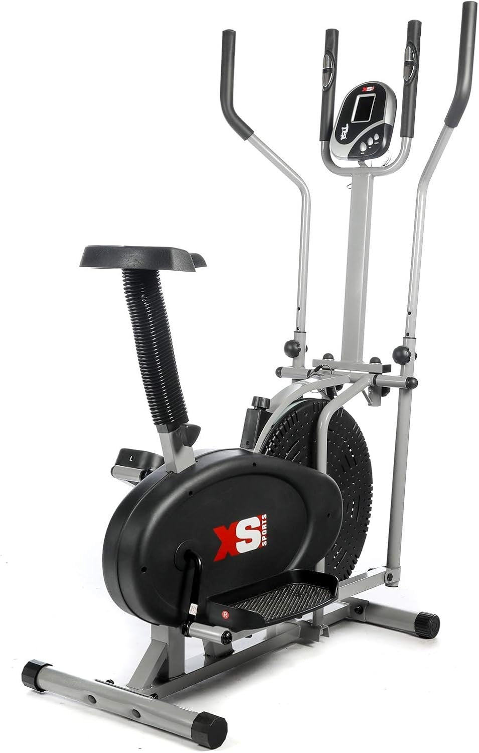 2-in-1 Elliptical Cross Trainer & Exercise Bike Full-Body Home Gym Machine