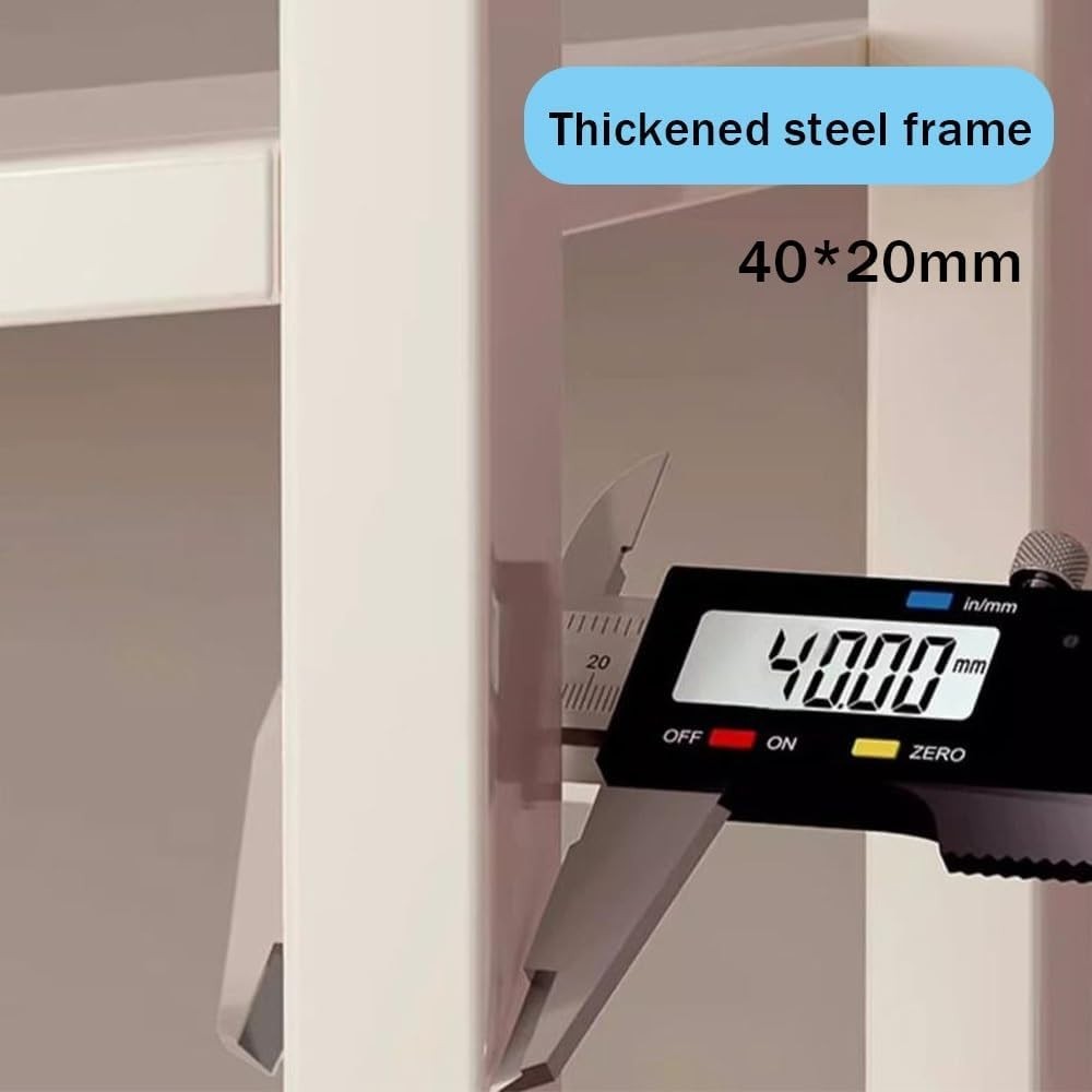 Single-Tier Metal Desk Hutch Shelf | Desktop Storage Rack 75cm/29.5in