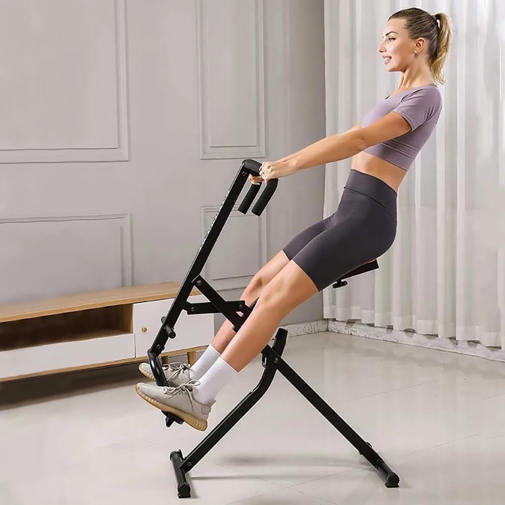 Foldable Squat Rider Hip & Leg Exercise Machine LCD Home Gym Trainer