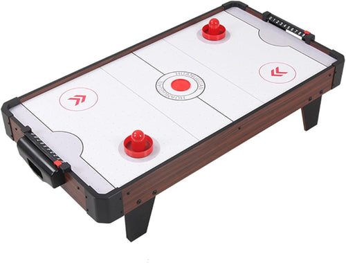 Air Hockey Table Game Powerful Air Manual Scoring Portable Indoor Play