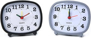 Silent Alarm Clock Non Ticking Large Display Night Light Snooze Bedside