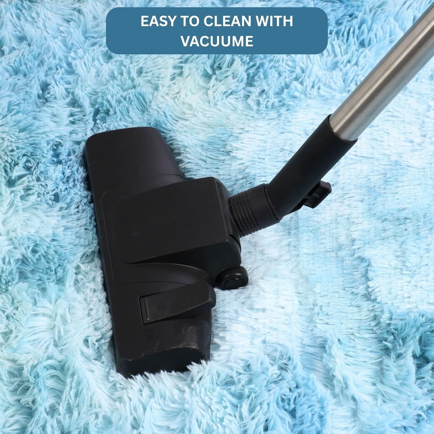 Teal Shaggy Rug 160x230cm Soft Thick Fluffy Non-Slip Large Bedroom Carpet