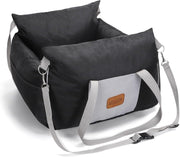 Waterproof Dog Booster Car Seat Washable Travel Bed Safety Leash