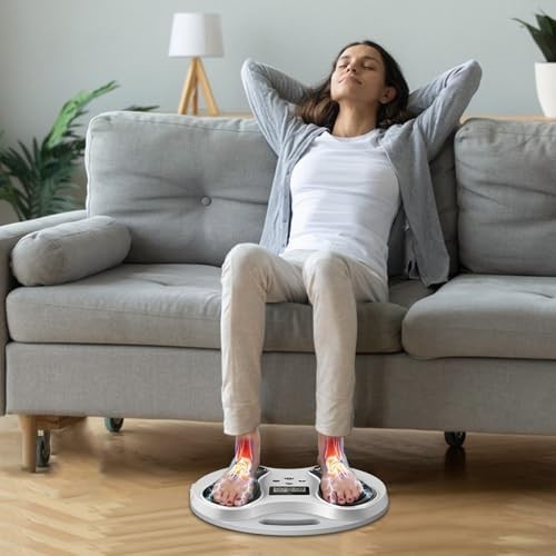 Rechargeable EMS & TENS Foot Massager for Circulation & Pain Relief