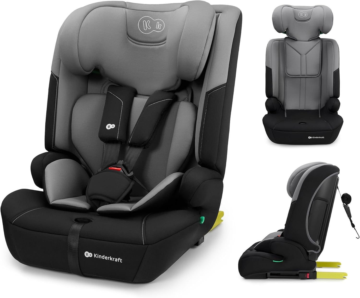 i-Size ISOFIX Car Seat 76–150cm Booster 5-Point Harness Adjustable