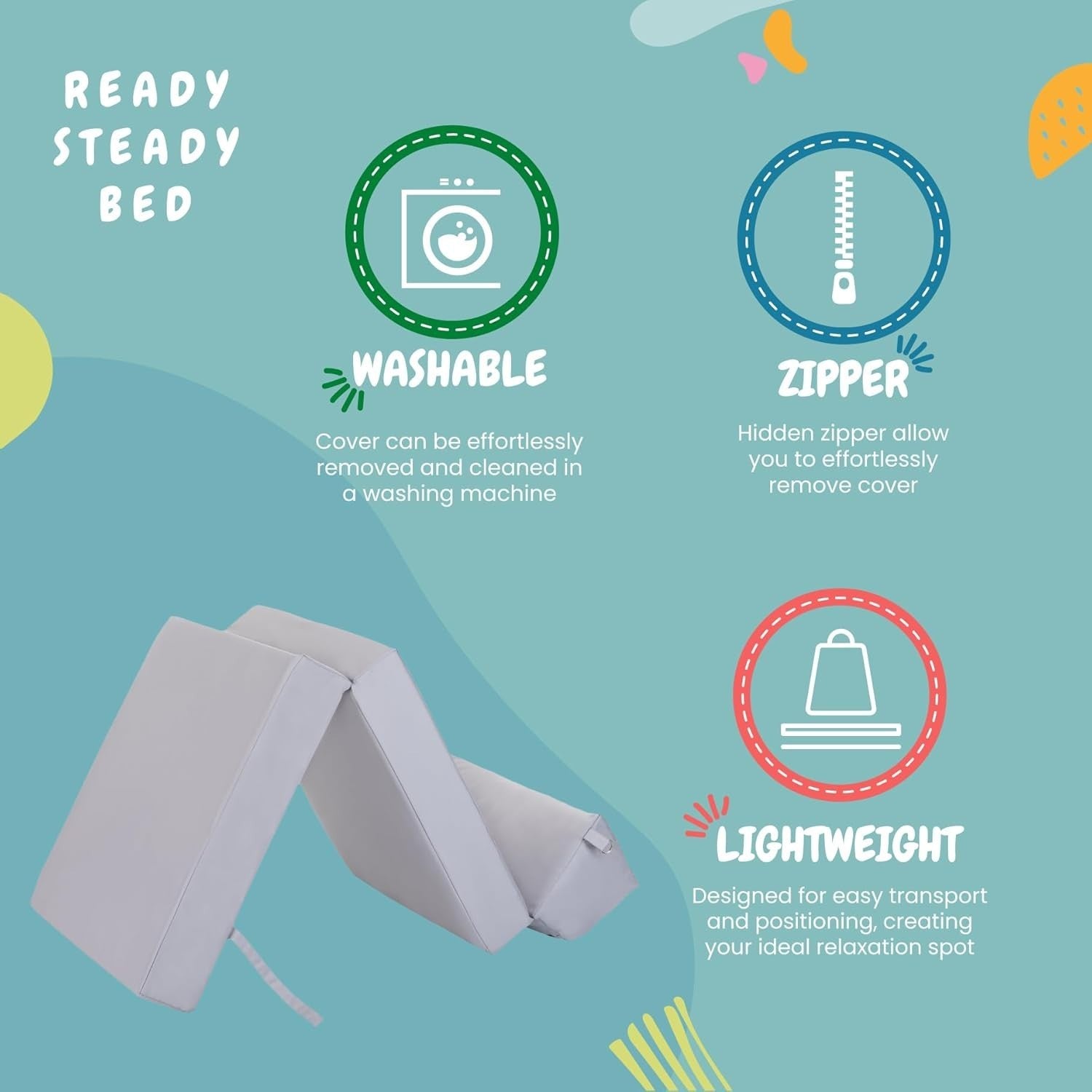 Foldable Z Bed Sofa Chair | Lightweight Single Mattress | Space-Saving Design