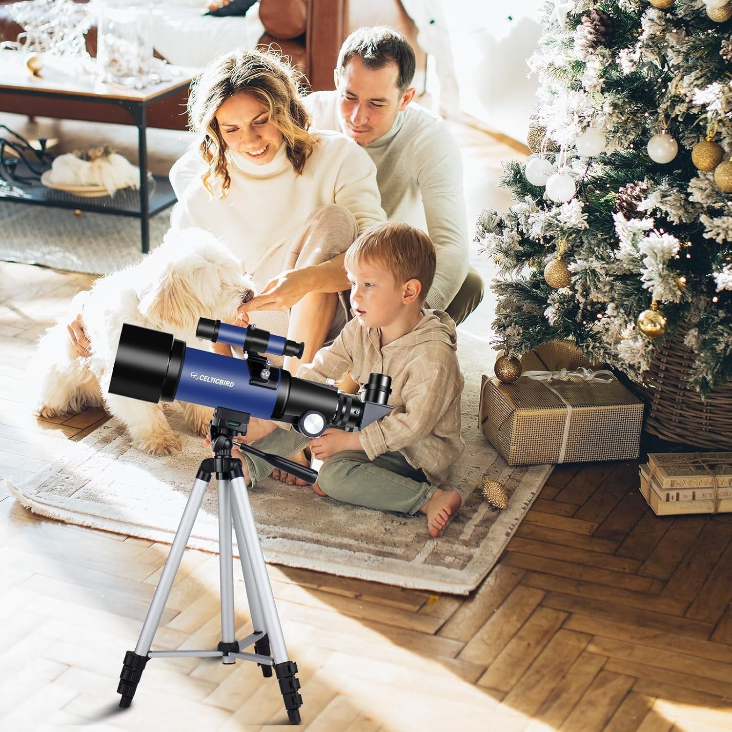 70 mm Aperture 400 mm Refractor Telescope for Kids and Adults