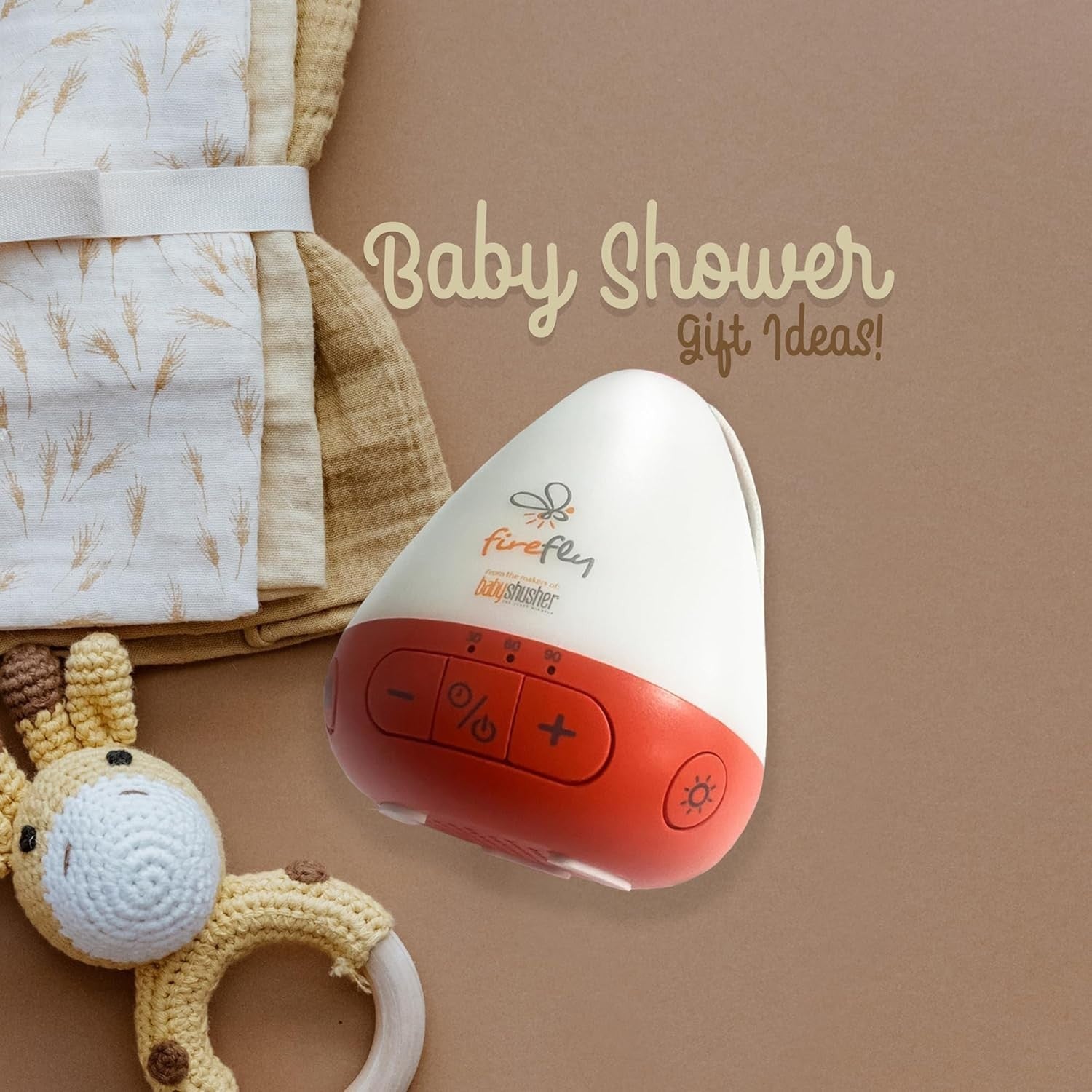 Baby Soother with Nightlight & White Noise | Portable Sleep Sound Machine