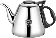 Stainless Steel Teapot 1.2L Stove Top Tea Coffee Pot Heat Resistant Handle