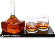 Retro Joystick Whisky Decanter 750ml with 2 Glasses Gaming Gift Set