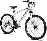26” Mountain Bike 21-Speed Disc Brake Aluminum Frame MTB for Adults