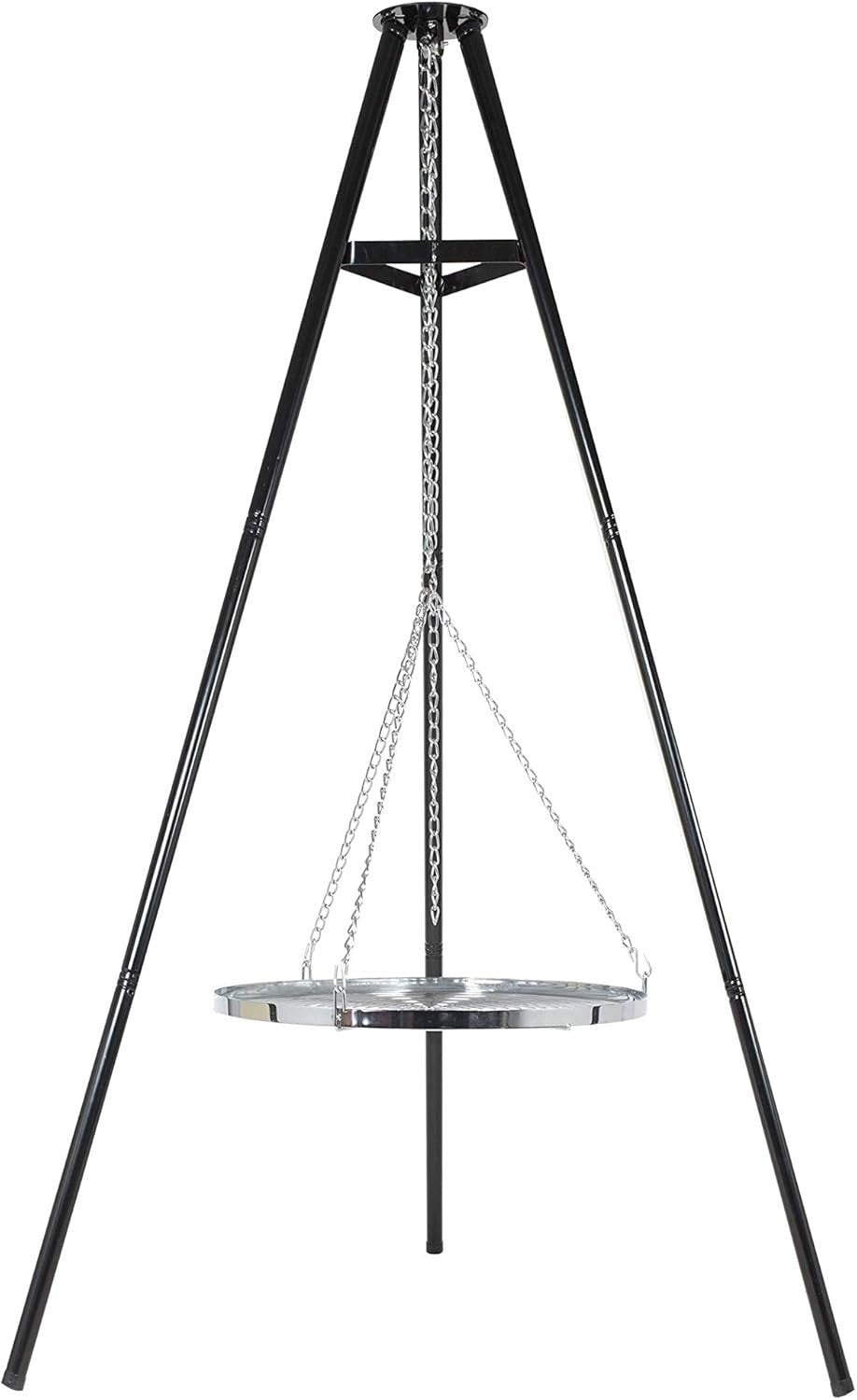 Tripod BBQ Grill with Adjustable Height – Portable Outdoor Cooking Stand