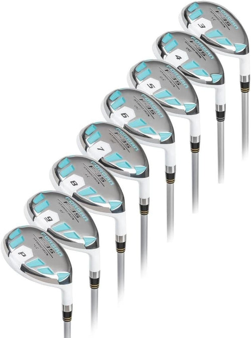 Ladies Right Hand Full Hybrid Iron Set 3-PW Easy Hit Graphite