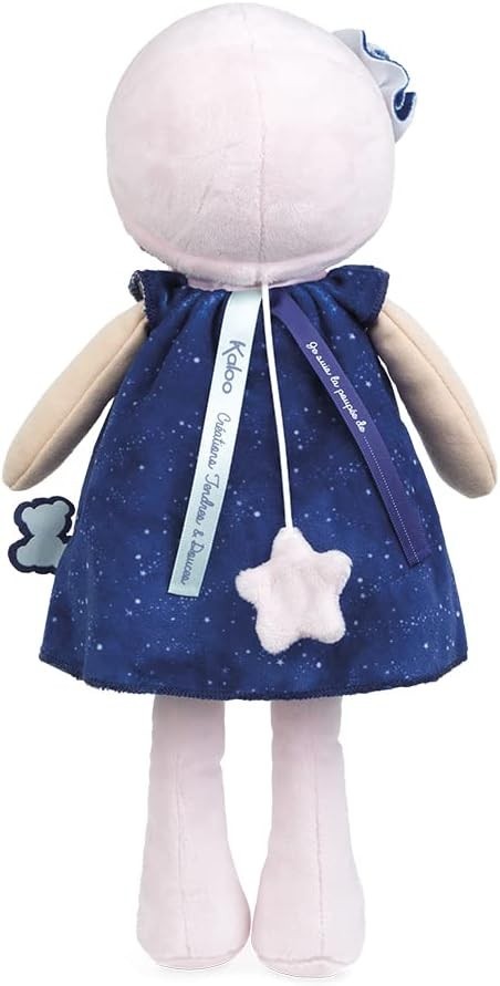 32cm Musical Soft Fabric Baby Doll Lullaby Night Glow Personalised Ribbon Gift