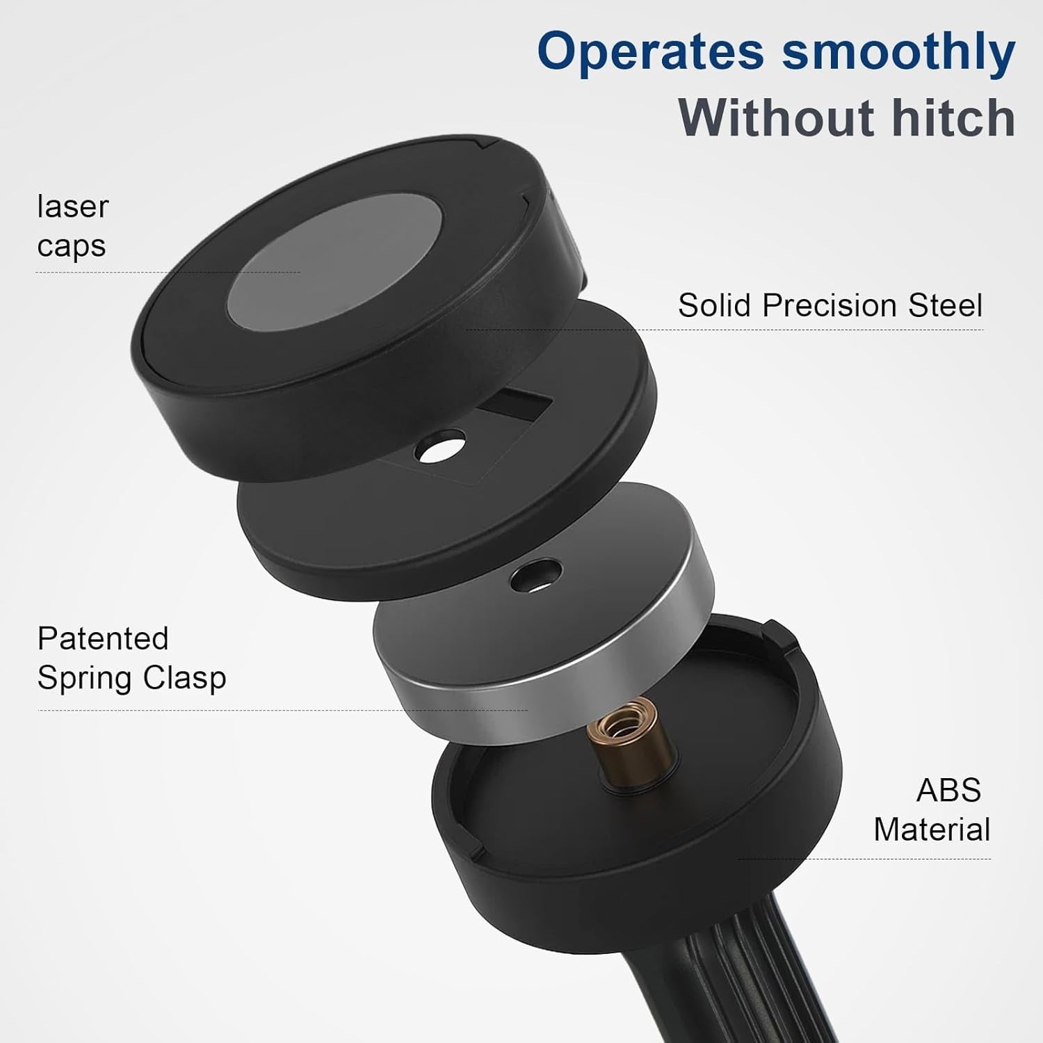 Adjustable Dumbbell Set 4-in-1 Hand Weights 1–2.5kg Home Gym Black
