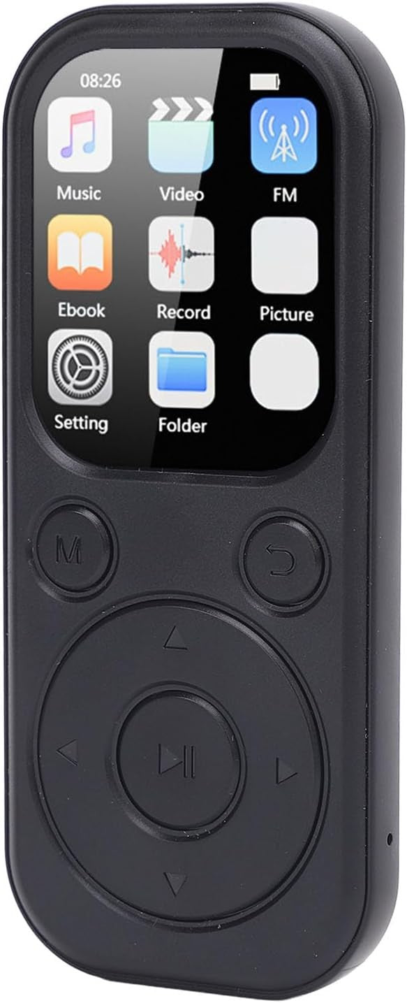 Bluetooth 5.4 16GB MP3 Player for Kids w/ FM Radio, Recorder & 128GB Support