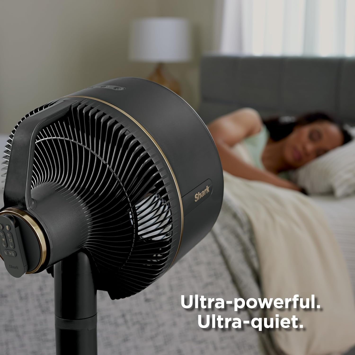 Portable Indoor Outdoor Fan Dark – 5 Speed Cordless Oscillating Remote Control