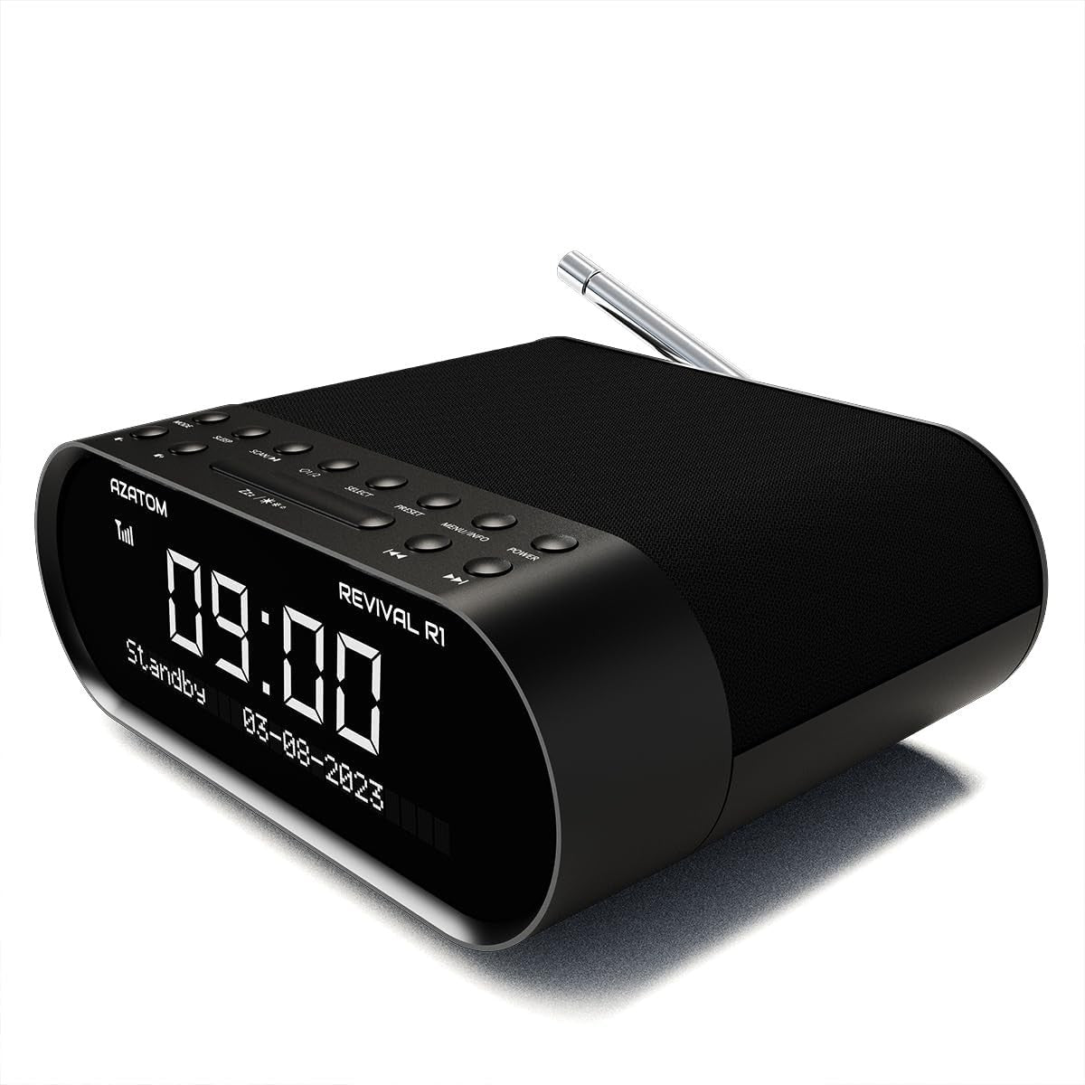 DAB DAB+ FM Bedside Digital Radio Alarm Bluetooth USB Phone Charger
