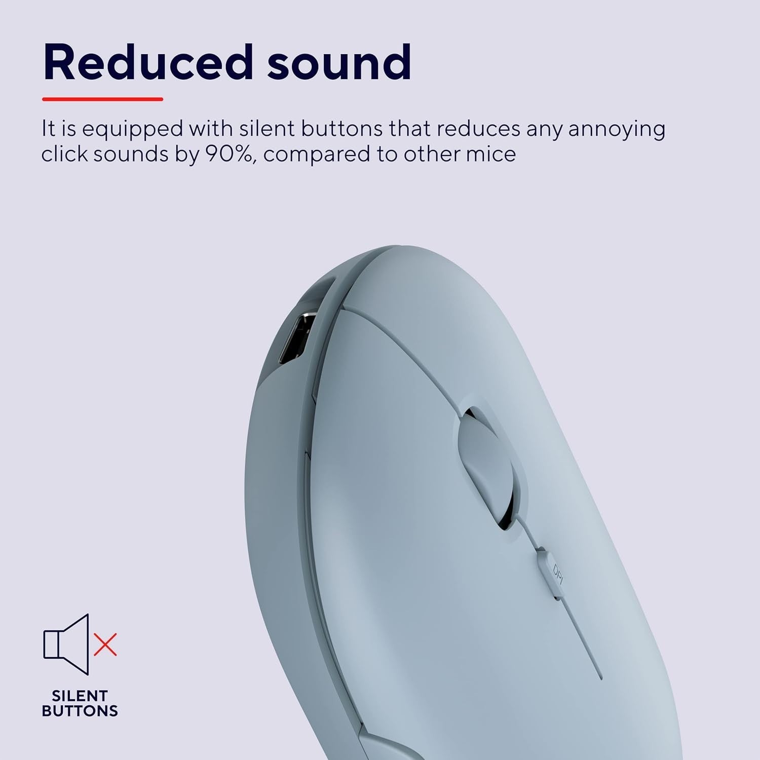 Ultra Slim Rechargeable Wireless Mouse Bluetooth 2.4G Silent