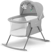 3in1 Baby Cradle Bassinet Folding Travel Cot with Mattress & Canopy