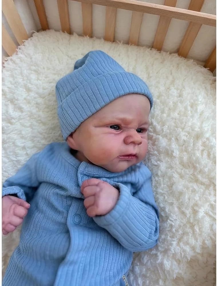 18in Reborn Baby Doll Boy Full Body Silicone Realistic Newborn Gift