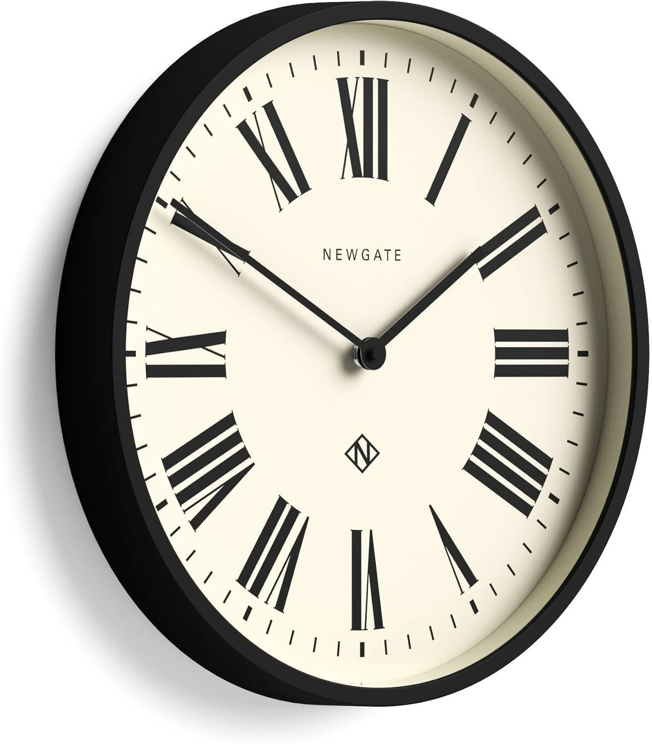 Classic Roman Numeral Wall Clock 37cm | Large Display, Silent, Kitchen, Office