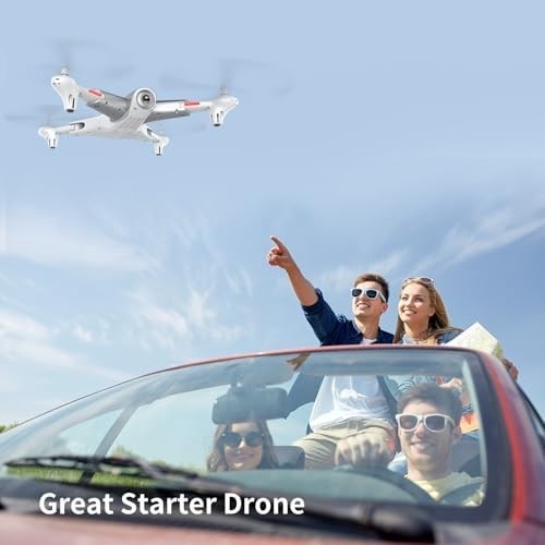 HD Drone Quadcopter Kids Beginner 40min Flight Optical Flow Easy Fly RC