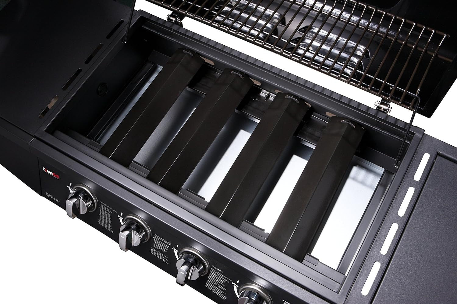 5 Burner Gas BBQ Grill with Side Burner & Storage – Large Outdoor Gas Barbecue