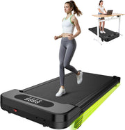 Compact Walking Pad Treadmill 1-8KM/H Portable Under Desk with Incline